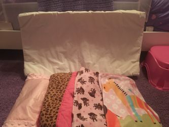 Crib or changing table pad with 4 covers