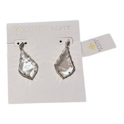 NEW Kendra Scott Small Alex Drop Earrings Gold & Ivory Illusion