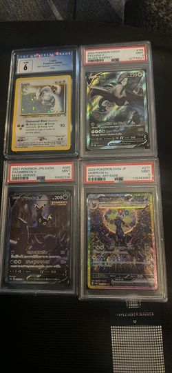 Pokemon grades , singles , and one Etb for sale!
