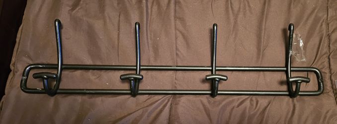 Four Hook Heavy Duty Coat Rack
