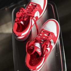 Red Nike Low Dunk