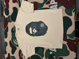 BAPE Men’s Tan and Cream Shirt
