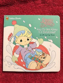 New Precious Moments How Do You Know It’s Christmas? A Lift The Flap Book