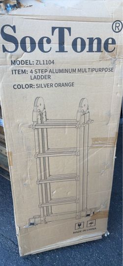 SocTone Aluminum Multipurpose Ladder