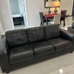 Leather Couch & Chair I Can Deliver 