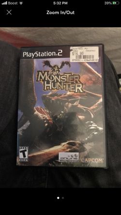 Monster hunter Ps2