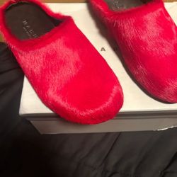 Red Marni Slides