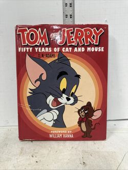 TOM AND JERRY Fifty Years of Cat and Mouse, T R Adams 1991 Edition Hard Cover#D4