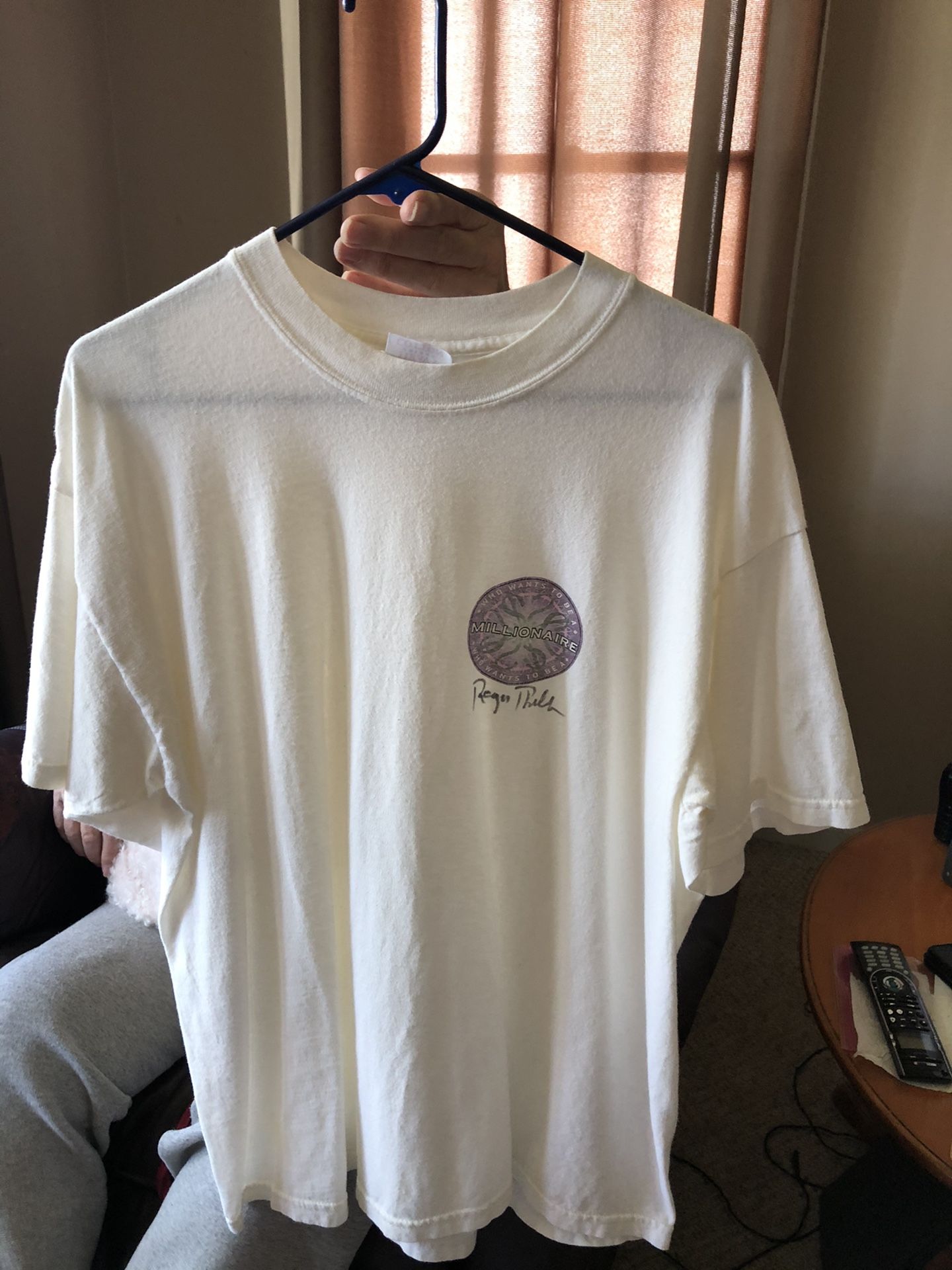 Regis Philbin signed tee shirt