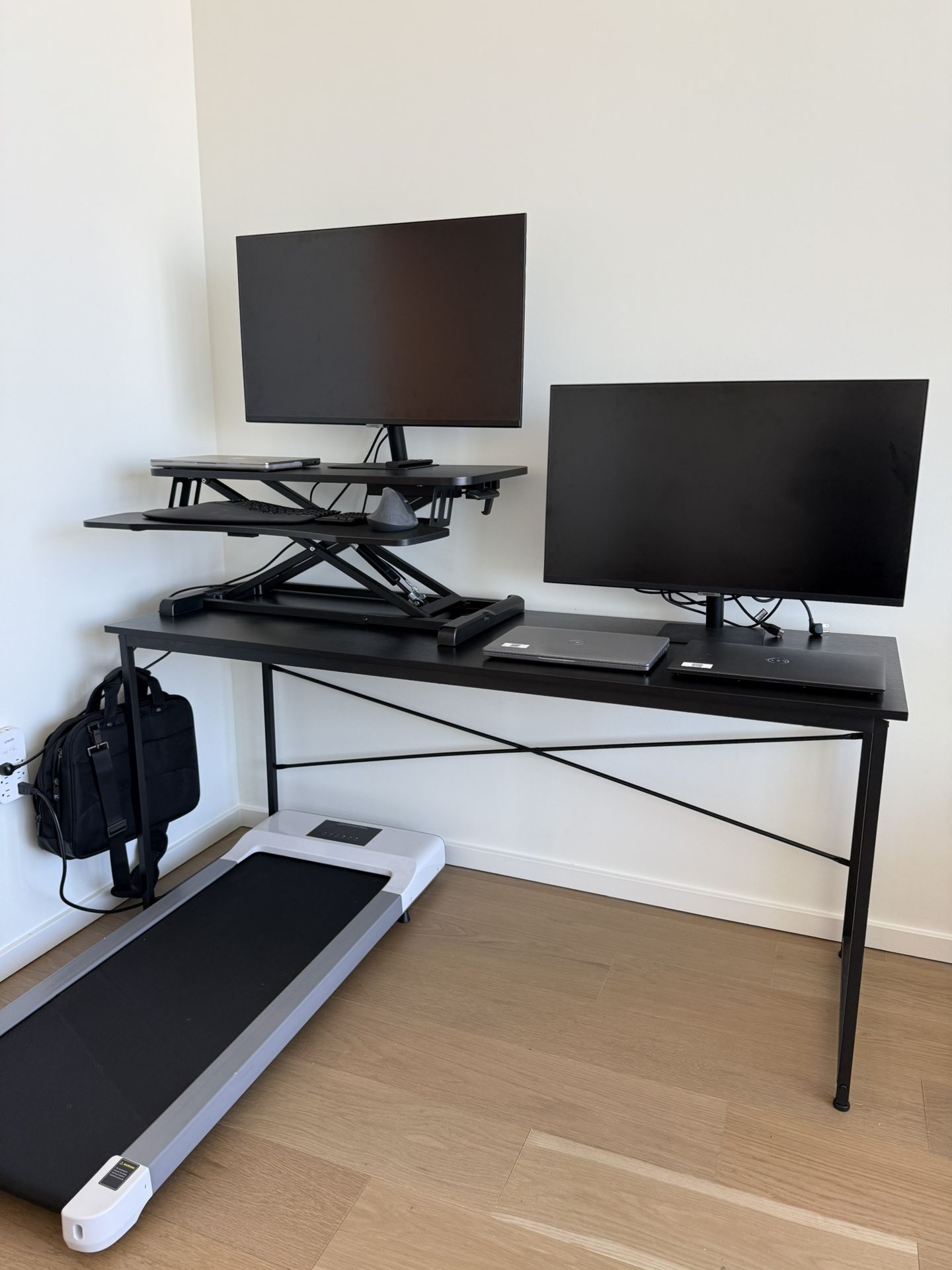 63” Black Desk