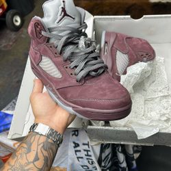 jordan 5 burgundy 