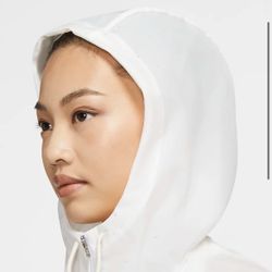 Nike White Transparency Raincoat 