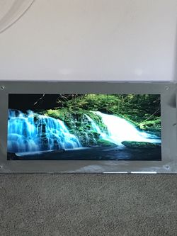 Waterfall frame with sound