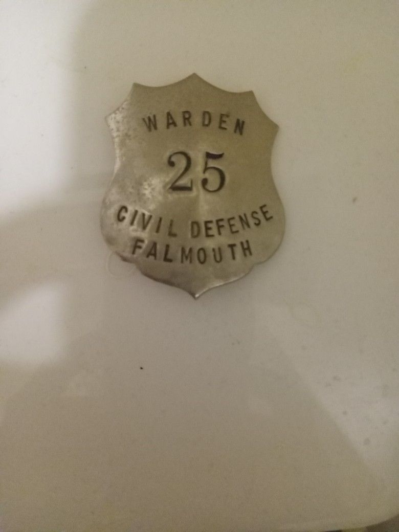 Warden Civil Defense Badge #25