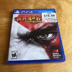 PlayStation 4 / PS4 - God Of War 3 Remastered 