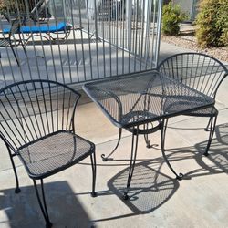 Wrought Iron Table And Chairs