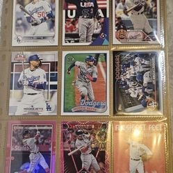 Mookie Betts Multiple card LOT.