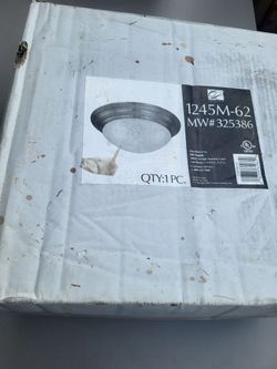 Brushed nickel flush mount light with marbled alabaster dome glass 1245M-62
MW# 325386