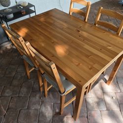 Small Table + 4 Chairs