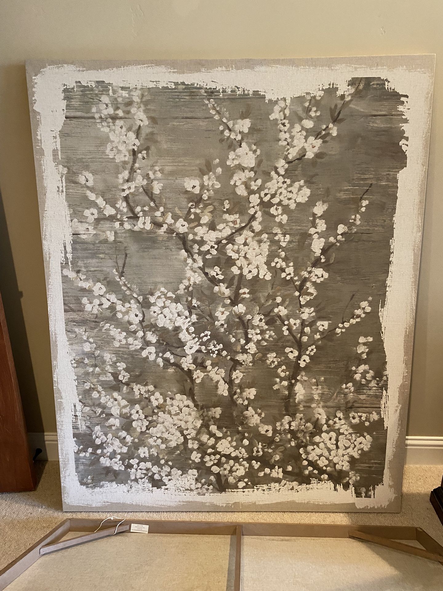 Canvas Pussywillow Print