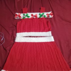 Christmas Women's Skirt Outfit 