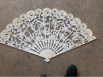 Hand painted fan