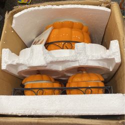 Fresh Crop 7 Piece Pumpkin Oven To Table Set
