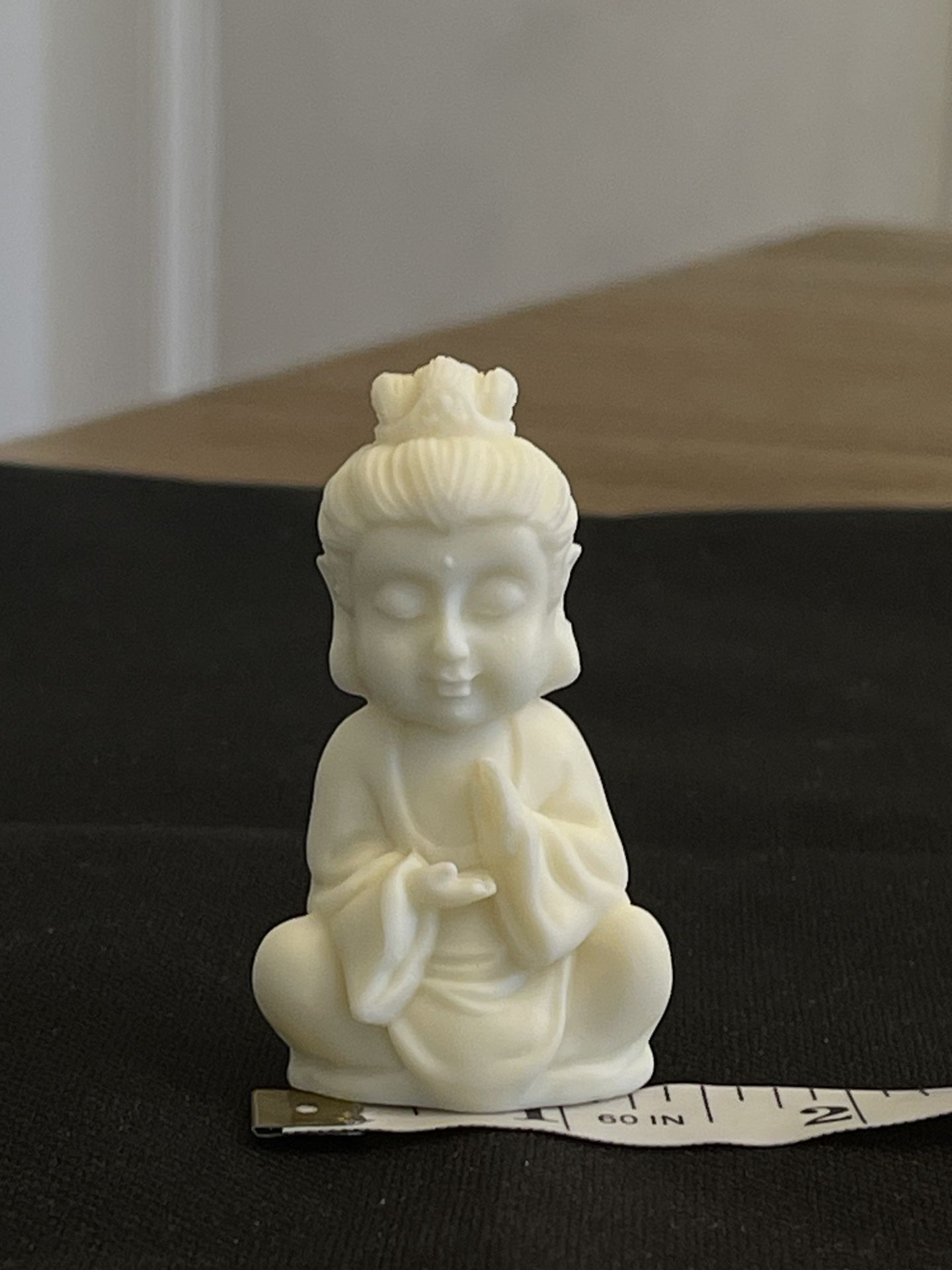 2.5" Natural Plant Fruit Buddha Hand Carved Home Decor Gift Carvings