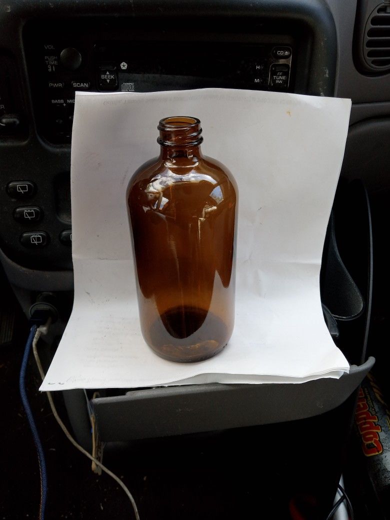 Berlin Brown Glass Bottle