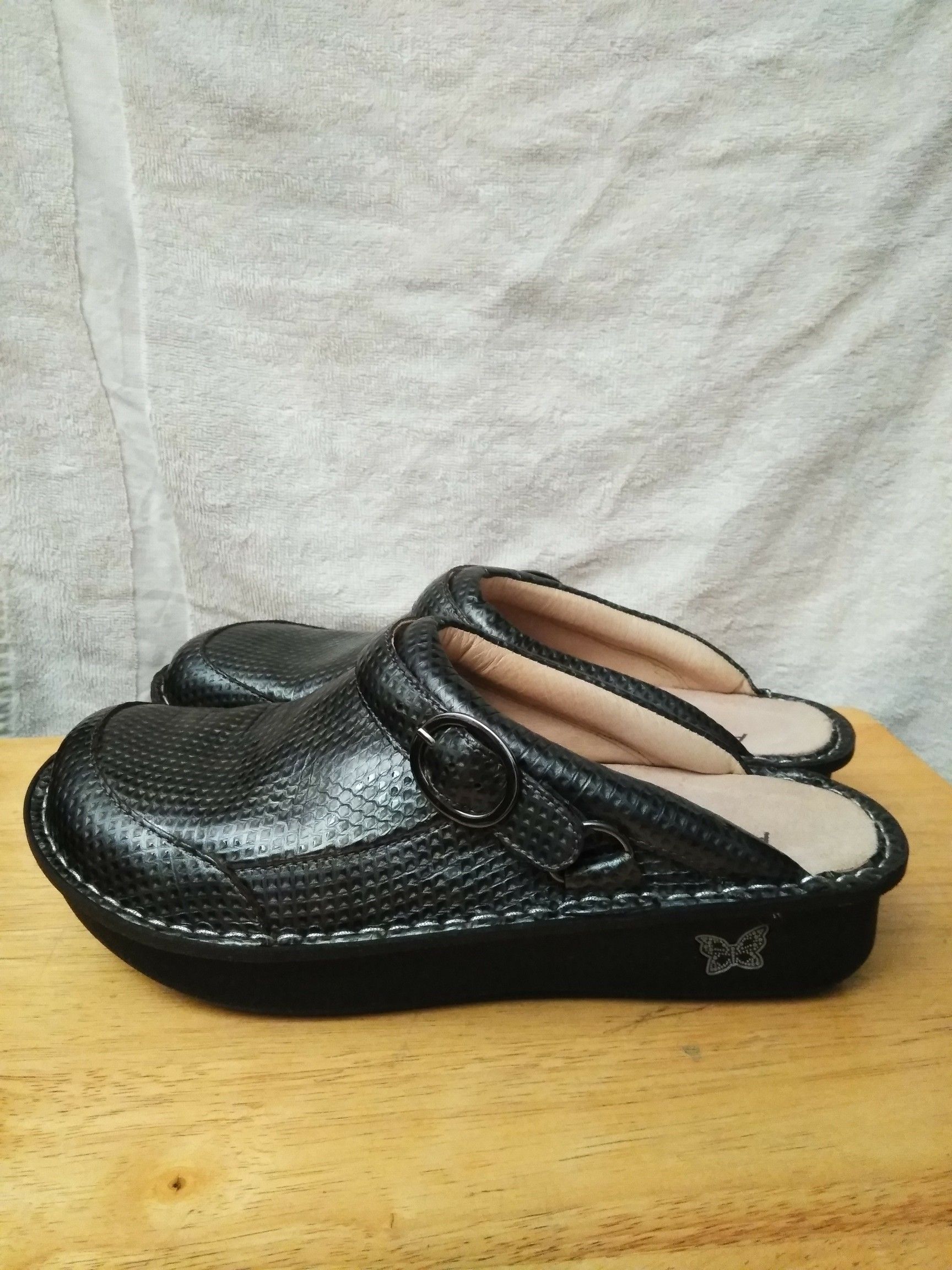 Alegria clogs size 10.5 (41), like new, never worn. $30