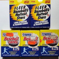Vintage 1988 Topps/Fleer Baseball Card Lot LOOK!!!!