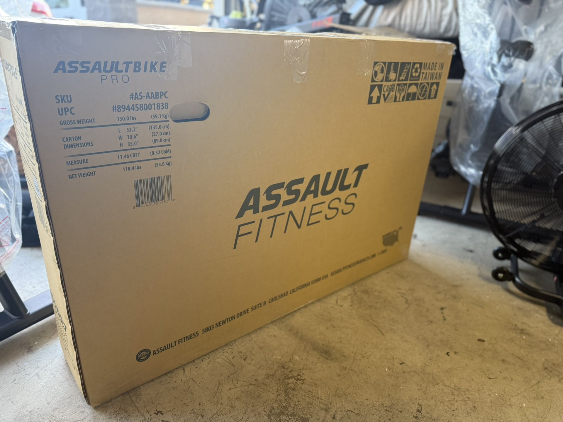 Assault Fitness- Assault Bike Pro- Cardio-Exercise Bike- Military/Camouflage Special Edition.