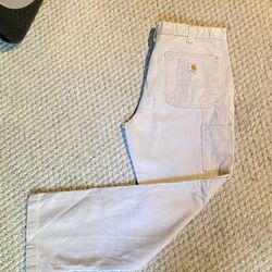 Khaki Carhartt Carpenter Pants