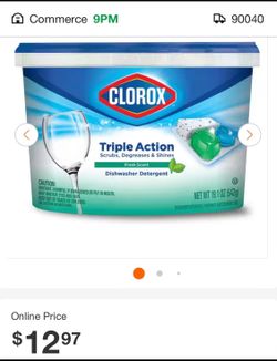 6 Containers For $35 Dishwasher Detergen