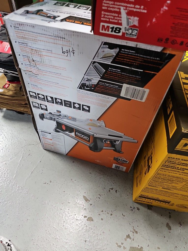 RIDGID
6.5-Amp 7 in. Blade Corded Table Top Wet Tile Saw