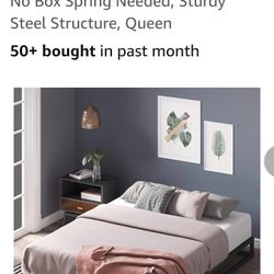 ZINUS QUEEN Joseph 6 inch Metal Platform Bed Frame