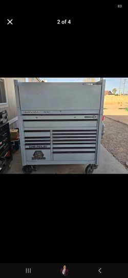 Matco Rolling Tool Box with work station