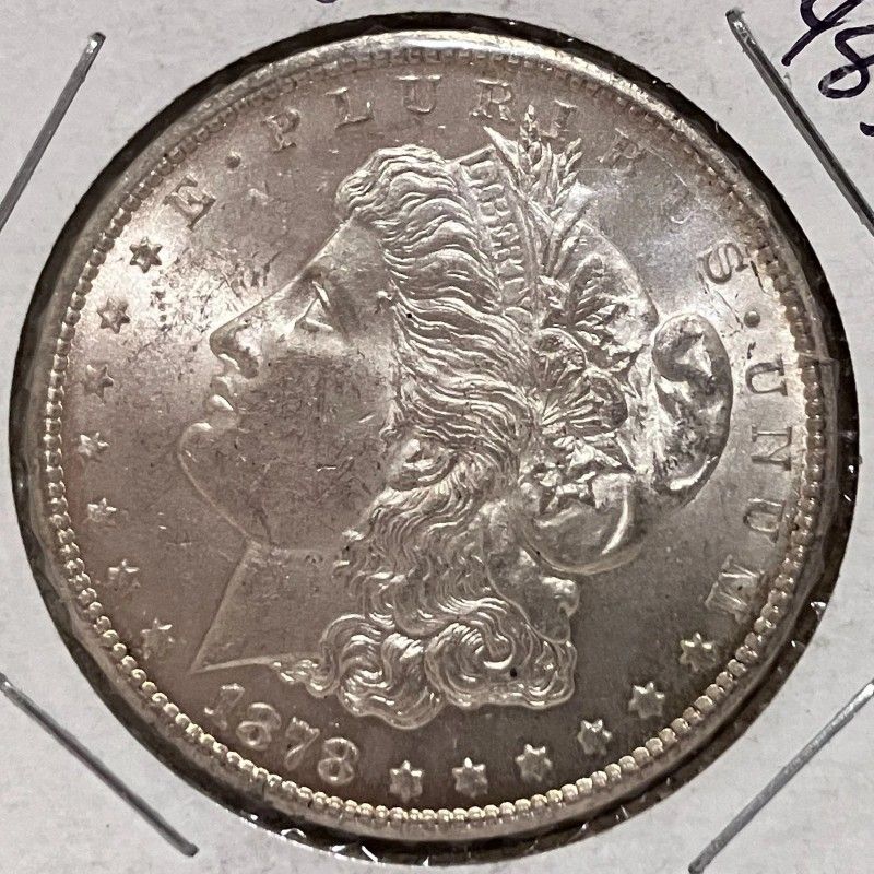 1878 CC Morgan Silver Dollar BU Coin - Carson City Mint RARE