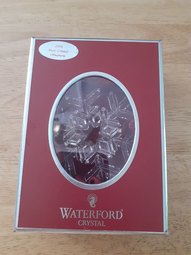 2006 Waterford crystal ornaments (Mint)