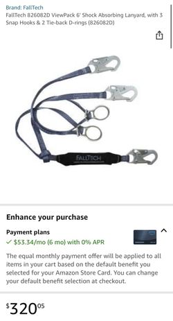 Falltech Shock Absorbing lanyard NEW
