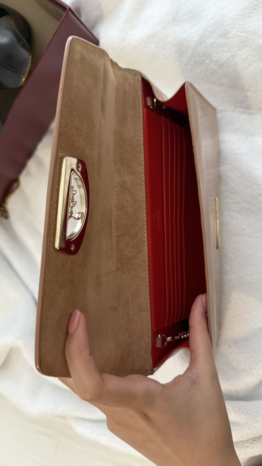 Christian Louboutin – Clutch / patent patent wallet
