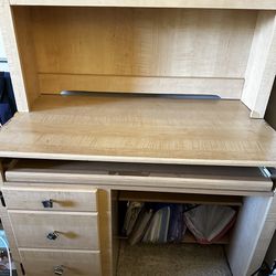 Desk-Blonde Wood Color