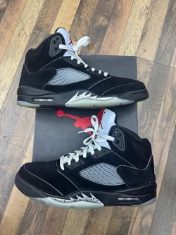Jordan 5 Reimagined Black Metallic Sz 11