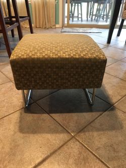 Stylish modern ottoman