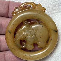 ELEPHANT CIRCLE PENDANT #165