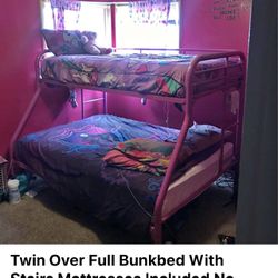 Twin Over Full Bunk Beds!