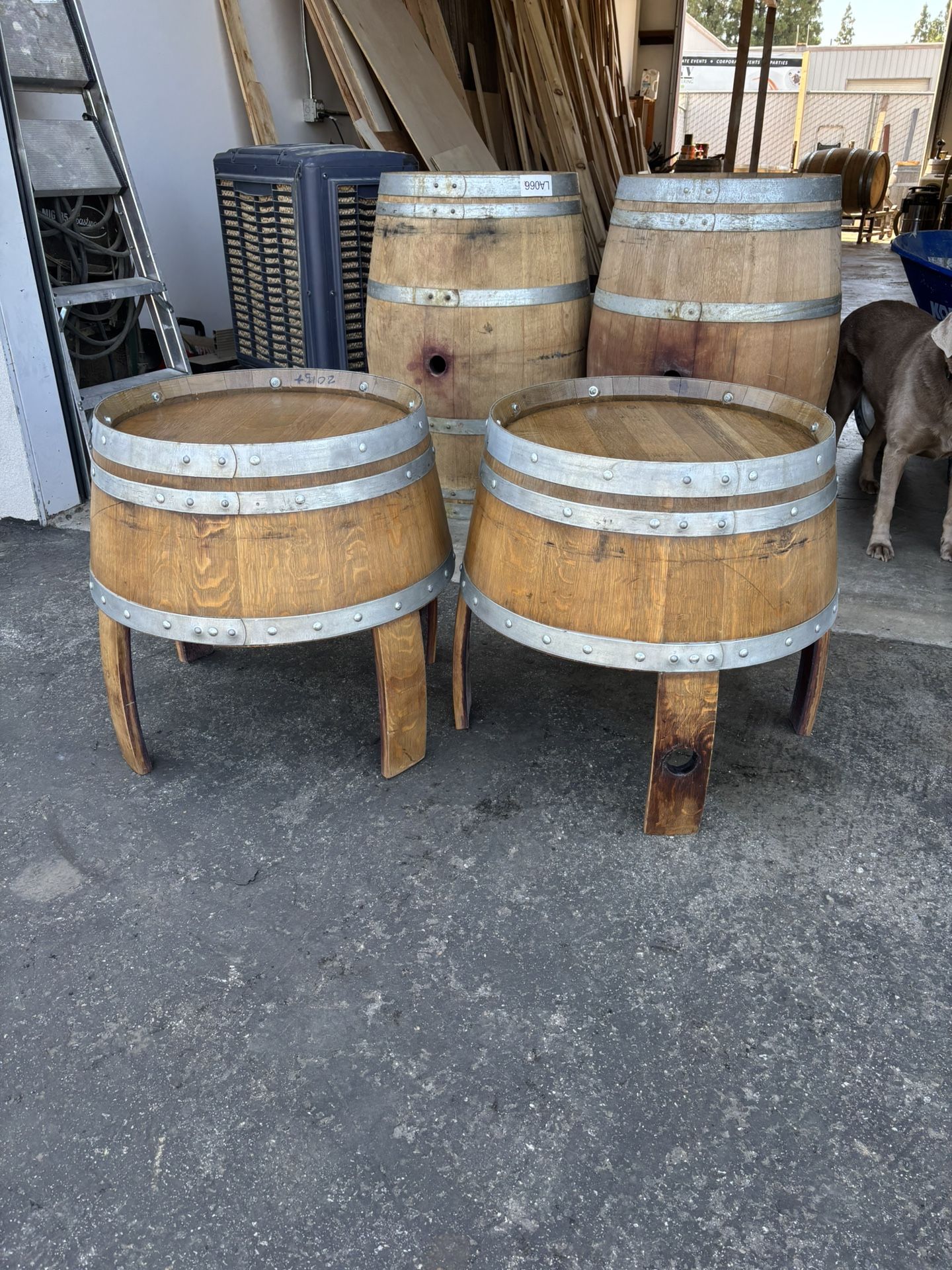 Barrel End Tables