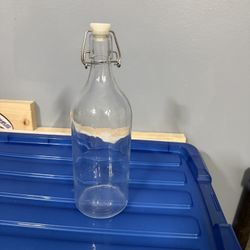 Corked Glass Bottle 10 Ct