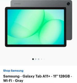 Samsung A11 11” 128GB Tablet