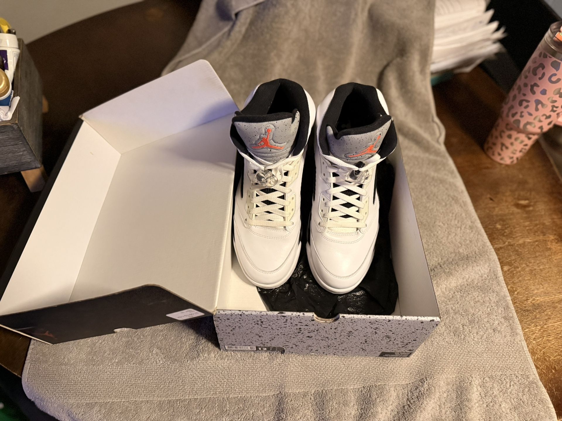 Jordan Retro 5 Poison Size 12 9/10 Condition Worn Once 